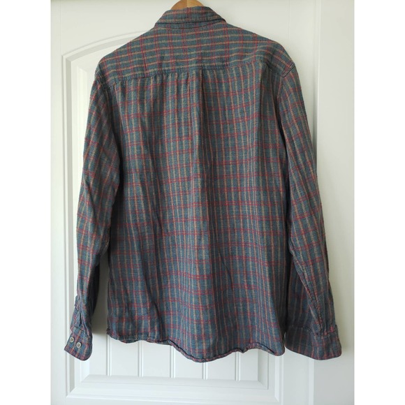 Carbon 2 Cobalt Double Cloth Flannel Men's Shirt - Picture 7 of 8